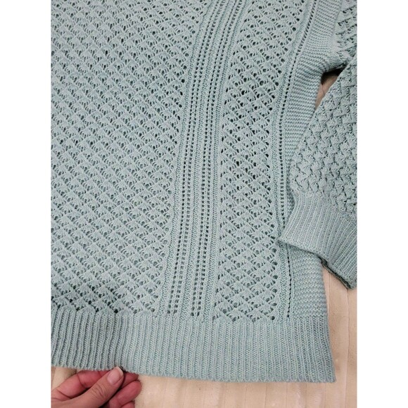 BEAUTIFUL Medium green Sweater. Knit like - Picture 4 of 10